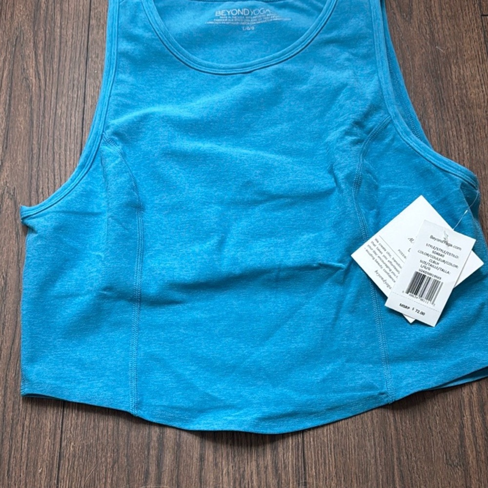 Beyond Yoga Women's Blue Tank Top